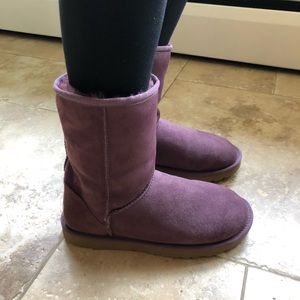 Purple UGG boots